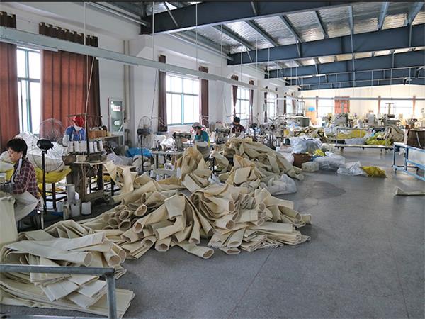 除塵布袋生産車間